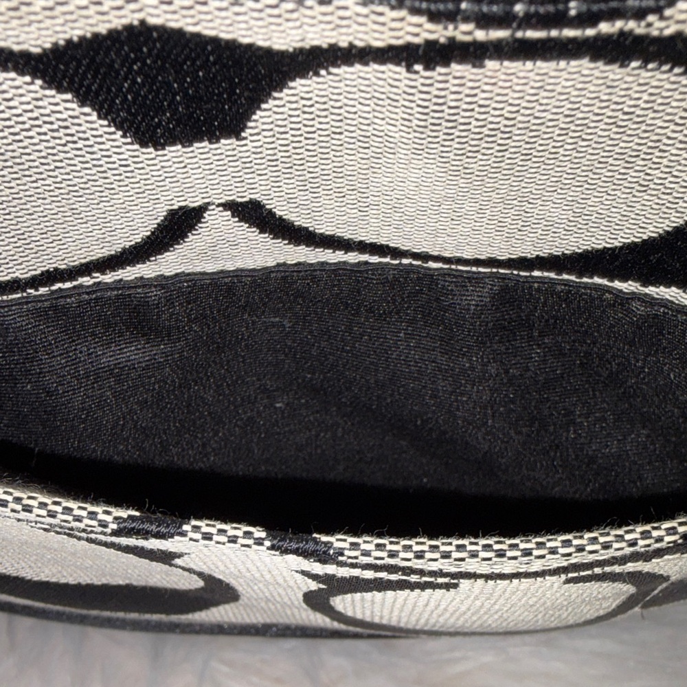 Coach Black and Cream Crossbody Bag - Picture 3 of 4